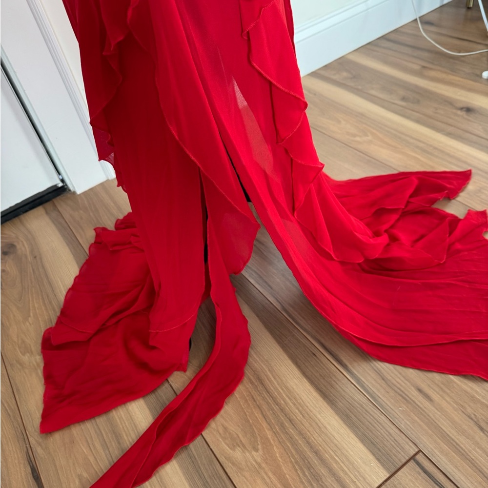 Crystal Doll Vibrant Red Dress